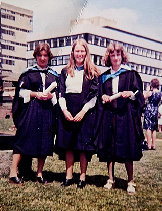 Our graduation .Southampton University. 1977