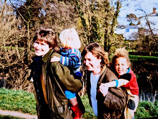 ..with Sophie and Hannah 1989