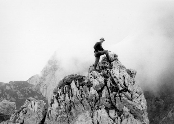 John auf dem Wetterhorn 1964 img135