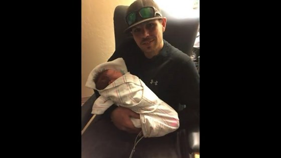 Scott with Kenzie - Only Days Old ??