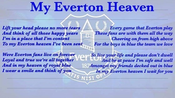 Sleep well in your Everton heaven our gentle giant .xx 