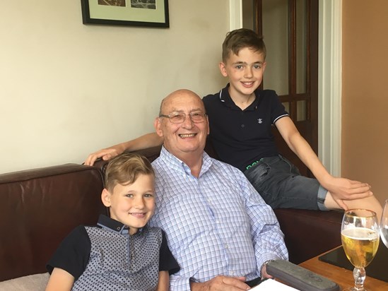 Dad, Ollie and Dan