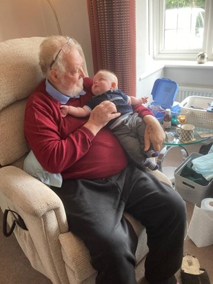 Great, Great Uncle Bob with Francis