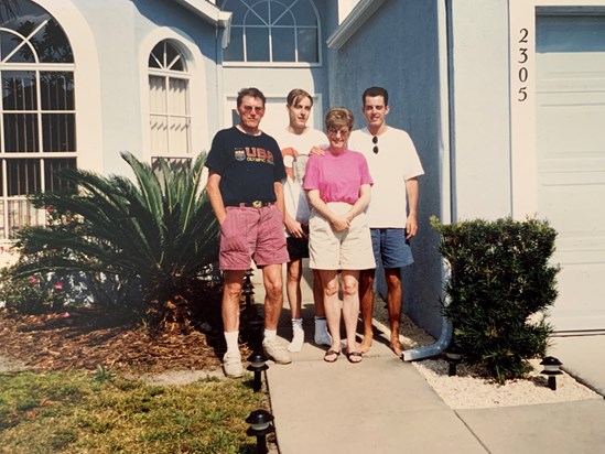 Duchacek family at Florida home 
