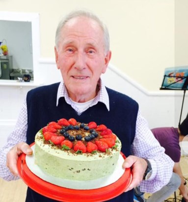 Grandad loved a cake! 