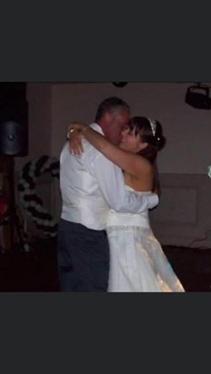 My lovely dad, a moment I will never forget at my wedding, love you more than you will ever know xxxxx