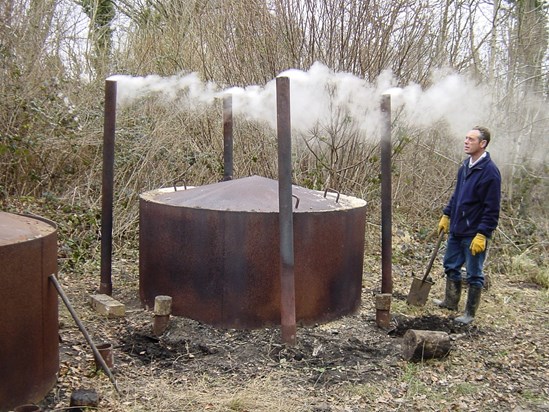 Charcoal making