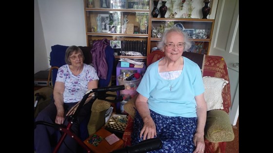 Mum and her ‘oldest’ friend Ann 
