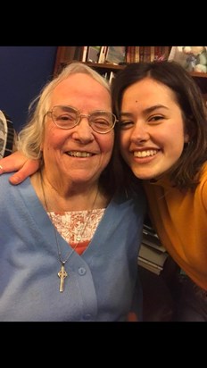 Mum with her adopted granddaughter 