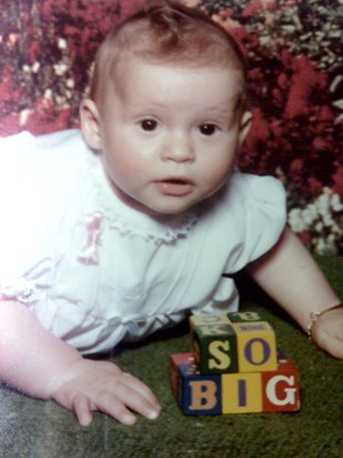 kathy as a baby