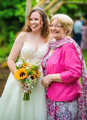 Chuffed to have Aunty Joy and Uncle Tony at our wedding