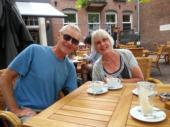 Wijk bij Duurstede at their favourite cafe