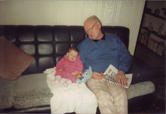 me and my grandad (about 25 years ago!!)