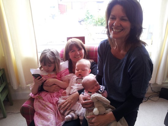 your two new granddaughters...all girls together :-) xxx