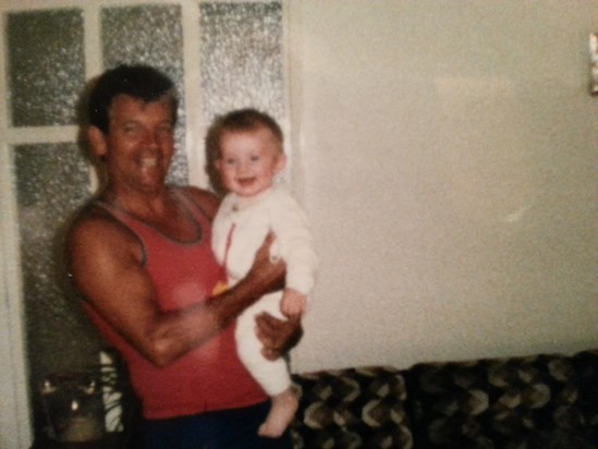 Uncle Jim with Craig in 1985 xx