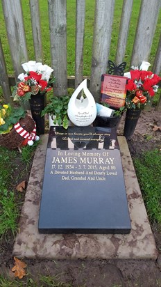 Visited on your birthday with memorial gifts and for Christmas time xx