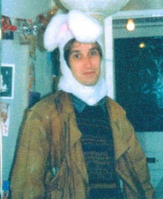 Sean wearing bunny ears for new years '92 or '93