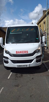 A personal touch from Bakers Coaches - following Dad to his place of rest.  