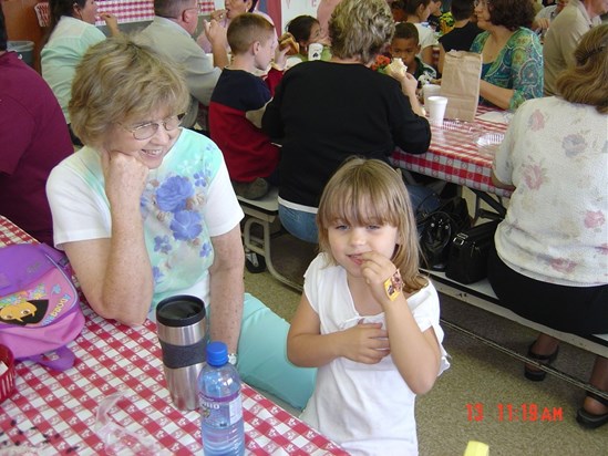 Grandparents' Day with Laura, 2005.