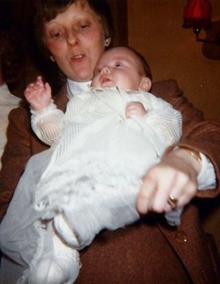 William James Smith 01/07/1984   With his Mummy !!