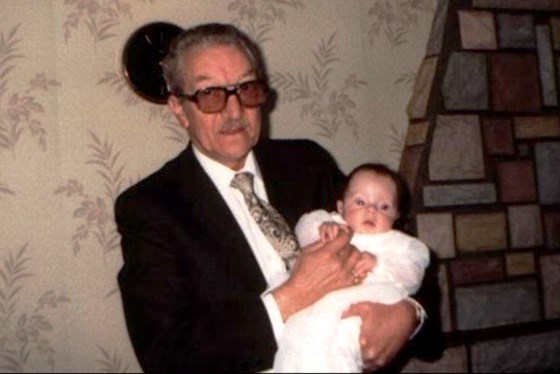 Paul Bruce Smith  16/12/1987  With his Grandad !!