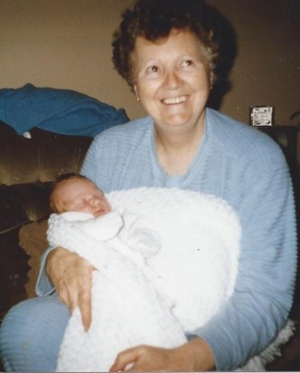 Danielle Margaret Dunsmore  13/03/1989   With her Nana !!