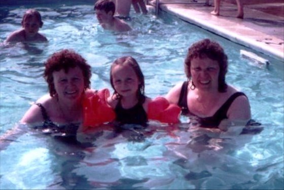 Donna with her Mummy &  Nana on holiday !!
