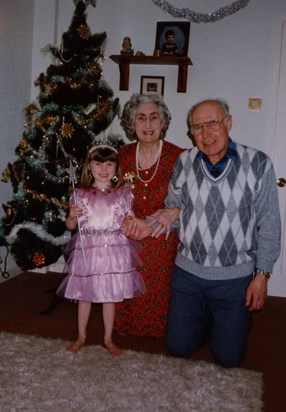 Xmas 1995  with Lindsey