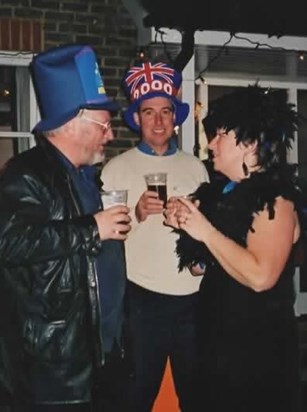 Year 2000 celebrations at the Woods - nice hats