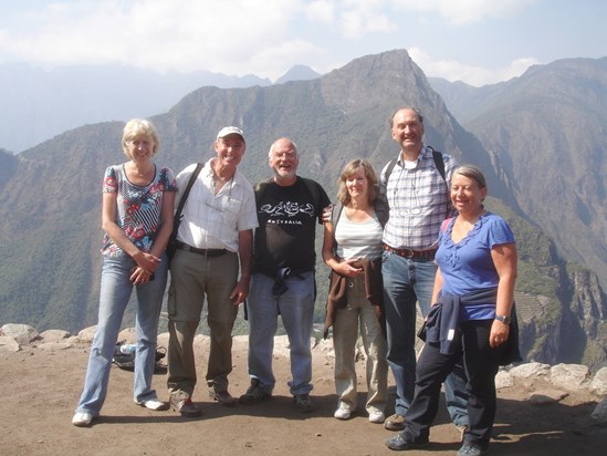 Overlooking Machu Picchu in 2012