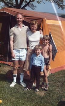 Family camping trip c 1983