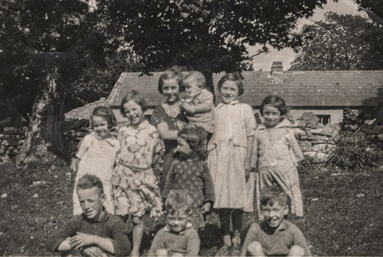 Young John, front left