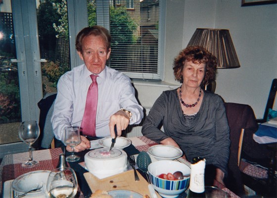 John & Pauline at home