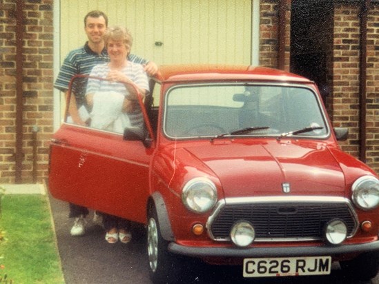 Mum with her second Mini