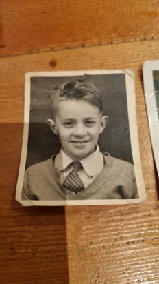 My Dad Peter Williams as a schoolboy 