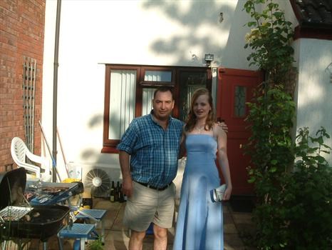 With his daughter before her prom