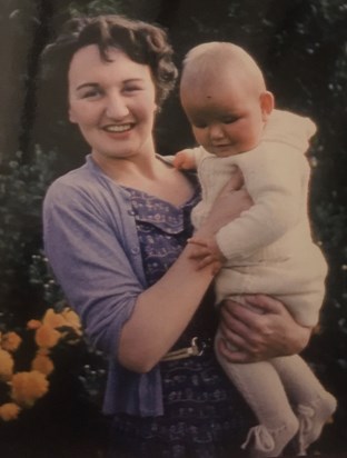 Mary with baby Clare