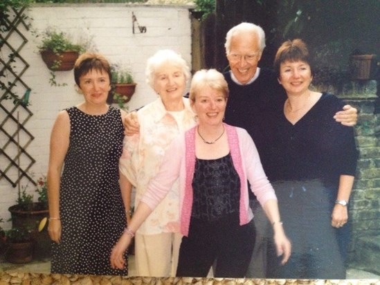 With John, Mary Jane, Clare and Deborah