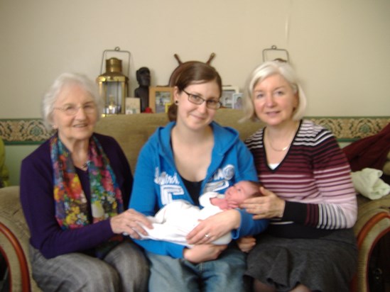 4 generations, 1st great granddaughter