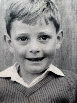 Michael as a child 