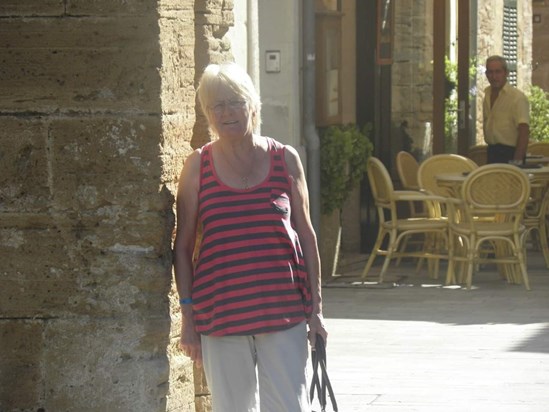 Lynne on holiday in 2009