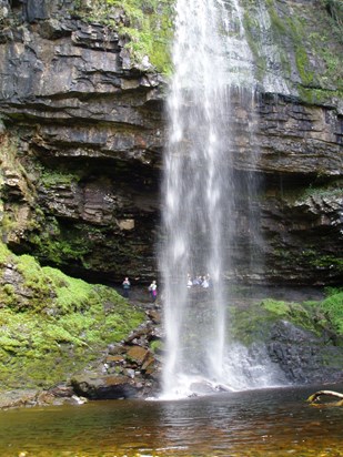 The Nic Walkers at Henrhyd Falls