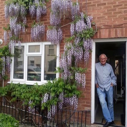 Grandad Henderson at his home that he loved...