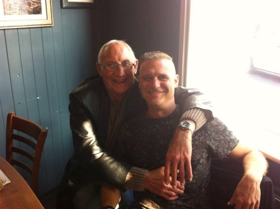 Pops and Glenn Jeffery - thanks for listening to him Glenn! 