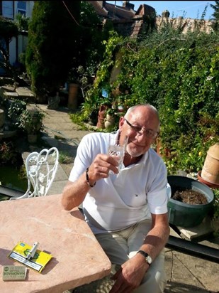 drink in the garden... for a change