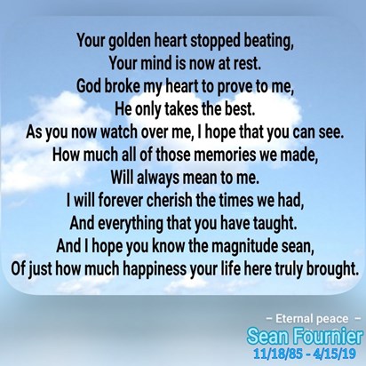 Poem to my brother...love you dude