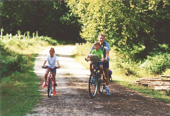 A cycling holiday in the new forest.
