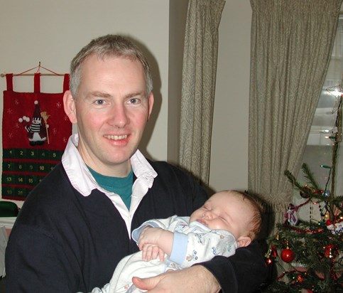 Colin with his baby godson Jacob!