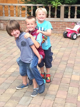 Our boys 💙 James, Matthew & Zac ❤️