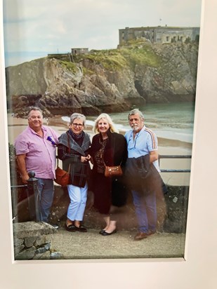 A lovely day out in Tenby exactly one year ago so many memories Val and Col 